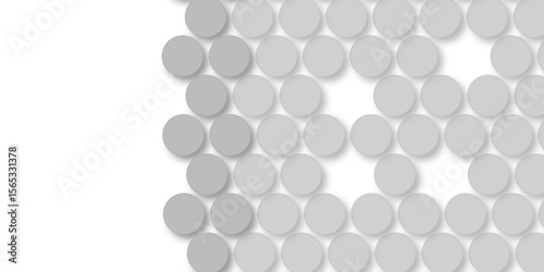Seamless pattern of grey polka dots with transparent background. suit Kurt digital design motif colorful wallpaper illustration, traditional design. wall decorated gray mosaic tiles texture background