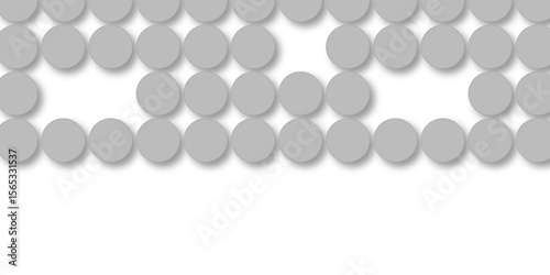 Seamless pattern of grey polka dots with transparent background. suit Kurt digital design motif colorful wallpaper illustration, traditional design. wall decorated gray mosaic tiles texture background