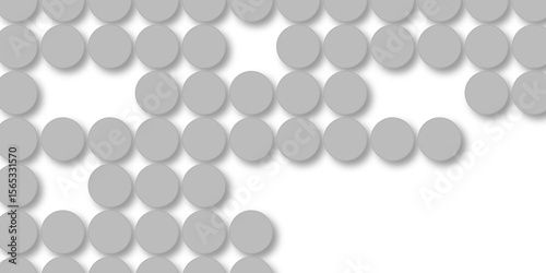 Seamless pattern of grey polka dots with transparent background. suit Kurt digital design motif colorful wallpaper illustration, traditional design. wall decorated gray mosaic tiles texture background