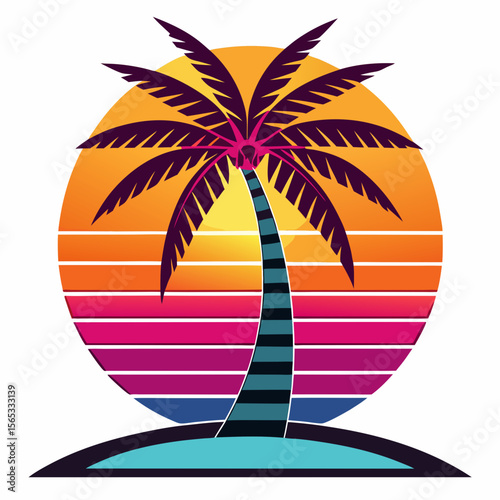 PLAM TREE VACTOR ART