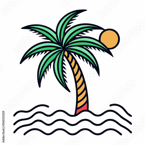PLAM TREE VACTOR ART