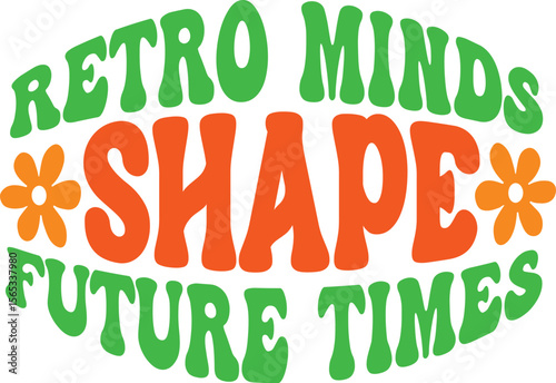 Teacher’s Day Retro SVG Typography Design – Vintage, Groovy, 70s Style PNG Cut File