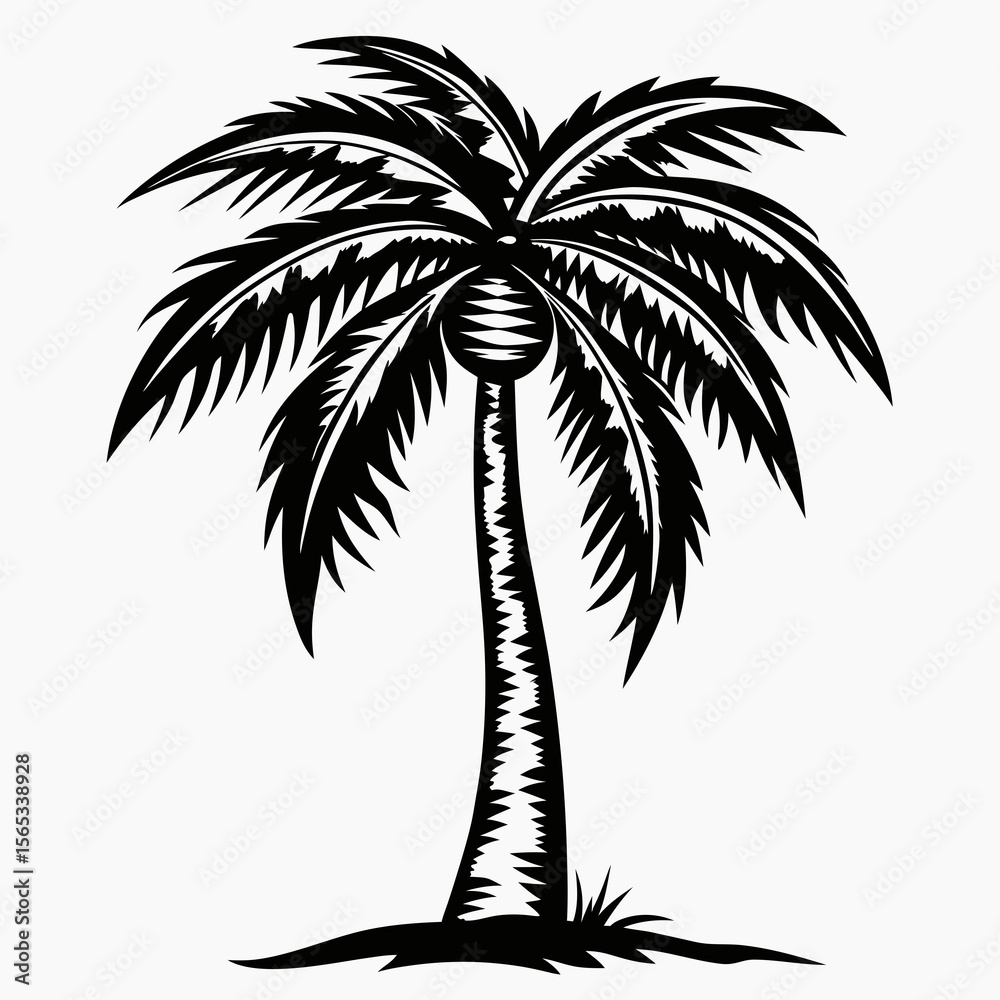 Obraz premium PLAM TREE VACTOR ART