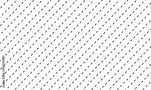 Dotted line connection. different types of long dashed line. collection of lines for notebook pages. graphic seamless pattern with black stripes  .Vector Illustration . 