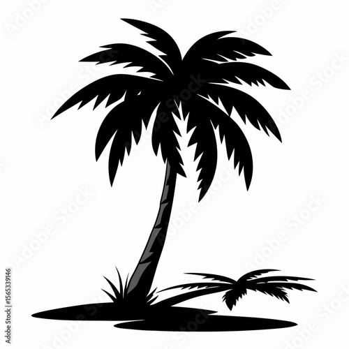 PLAM TREE VACTOR ART