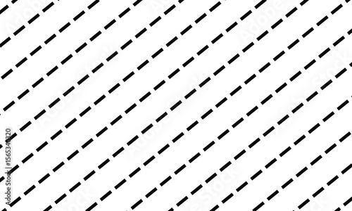 Dotted line connection. different types of long dashed line. collection of lines for notebook pages. graphic seamless pattern with black stripes .