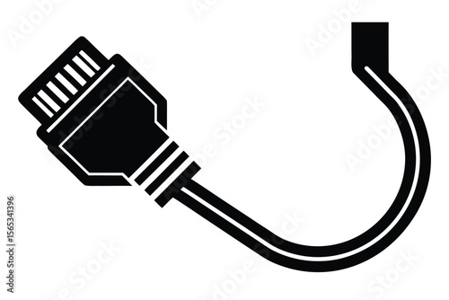 ethernet wire vector icon