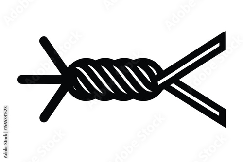 cut wire vector icon 