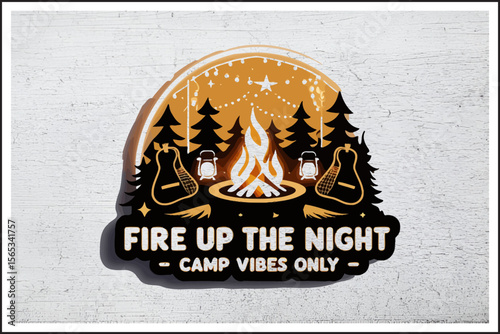 Fire Up the Night: Camp Vibes Only,
Night Glow & Forest Flow,
Campfire Tales Under the Stars,
Lantern Light & Guitar Nights