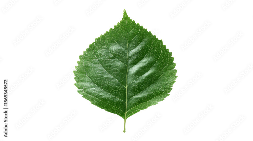 Fototapeta premium Isolated Green Leaves on transparent Background – Botanical 