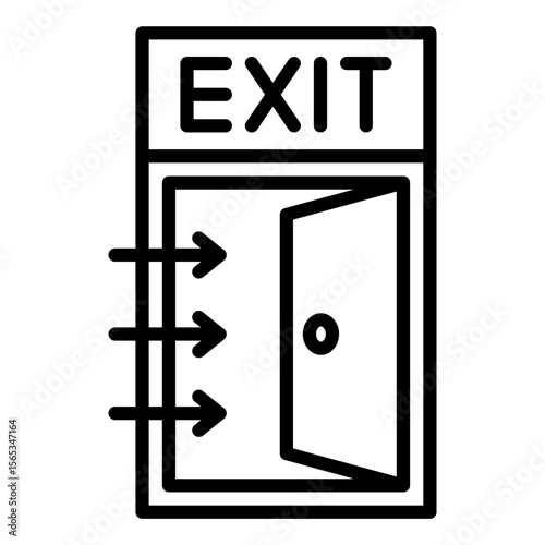 Fire Exit Icon