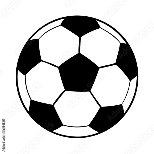 soccer ball on white background