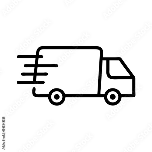 vector delivery truck