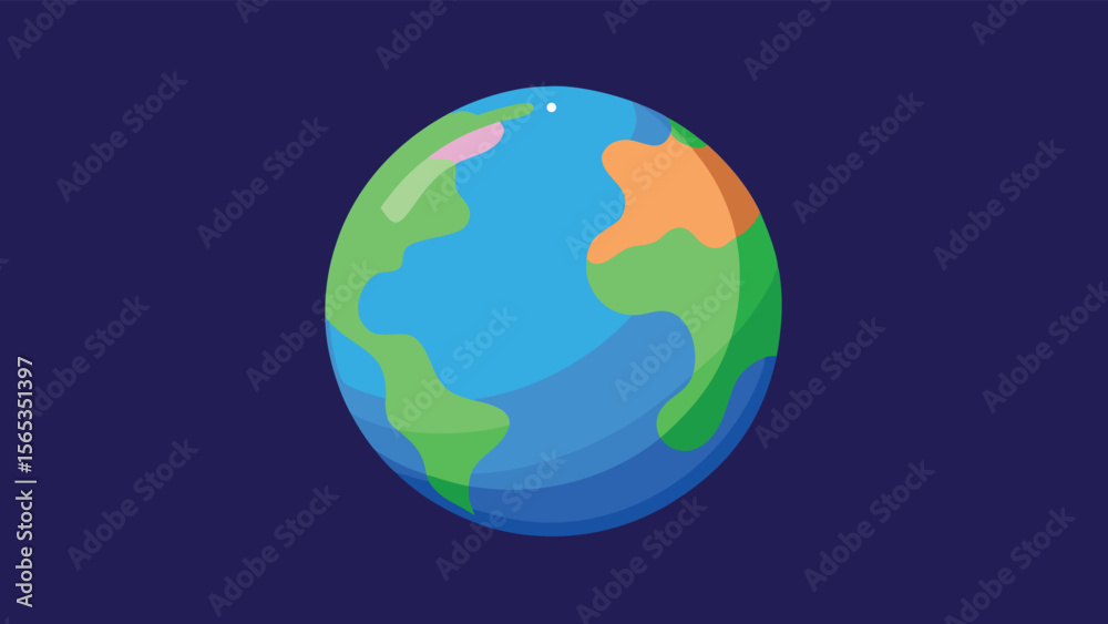 Obraz premium Stunning Earth Globe Space Background Image