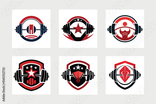 Free Download Gym logo design vector illustration.
 - GFXLoad