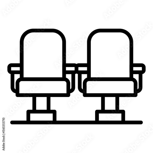Cinema Chairs Icon
