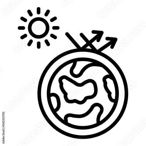 Greenhouse Effect Icon