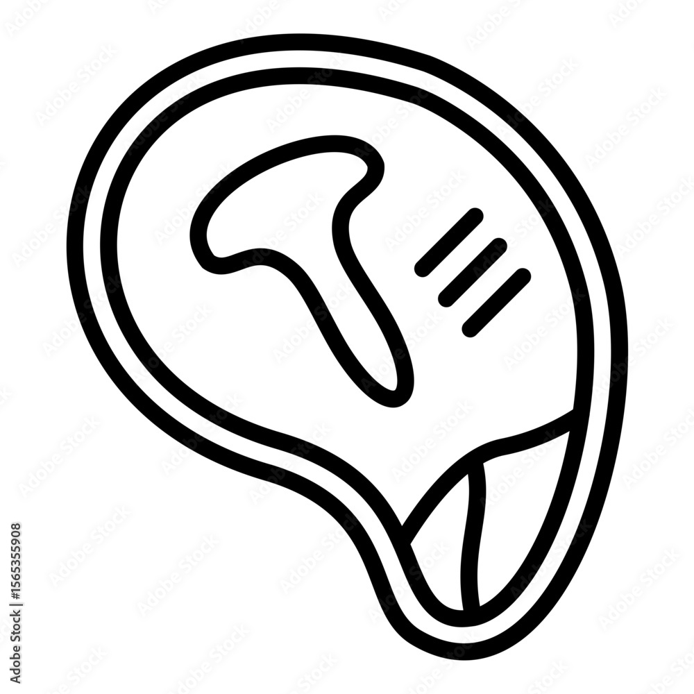 Obraz premium Tbone Icon