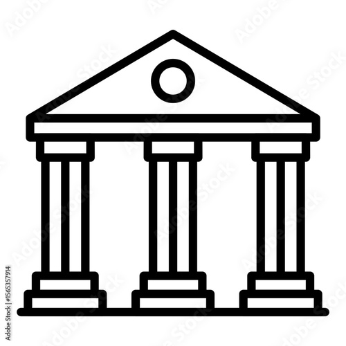 Greek Temple Icon