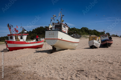 Kutry rybackie Dąbki, port rybacki