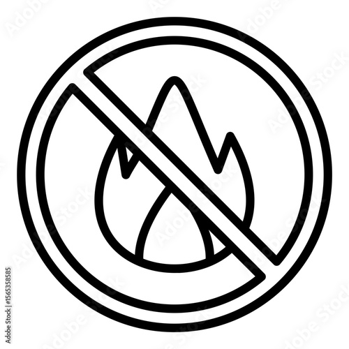 No Fire Icon