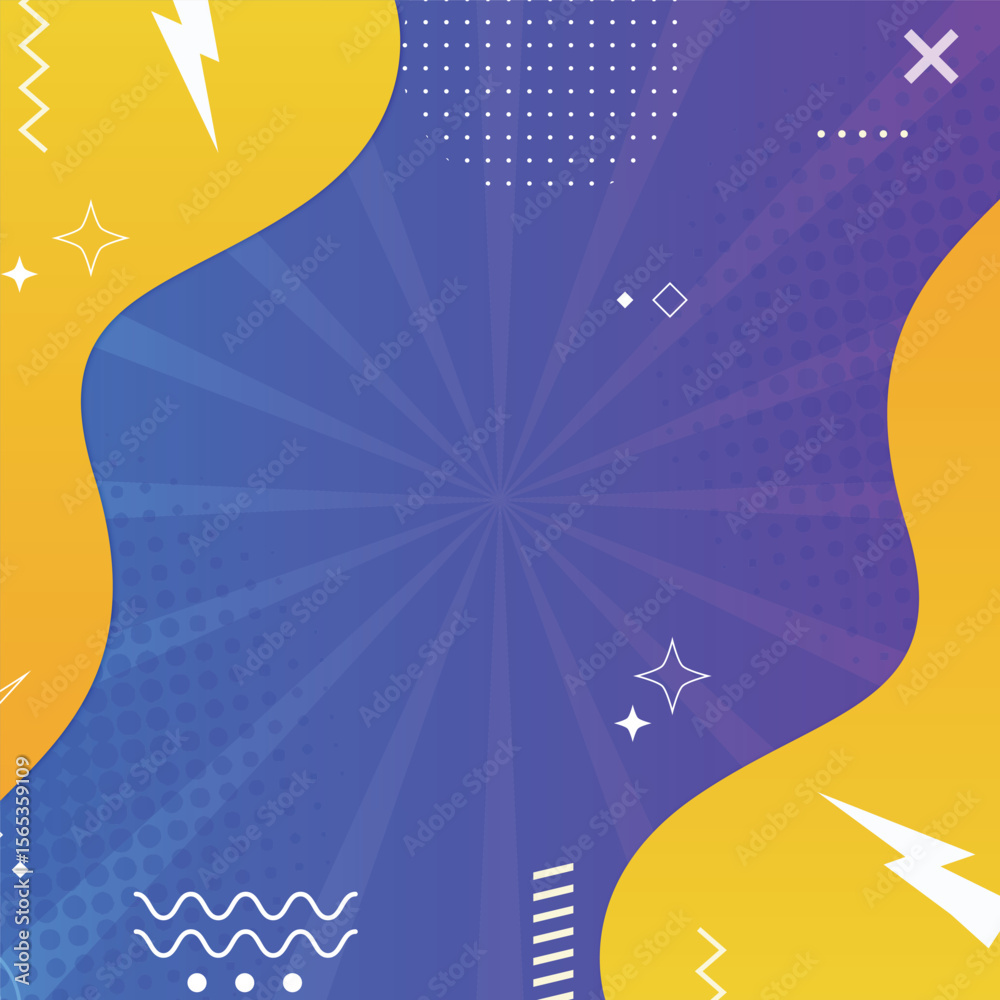 Naklejka premium Abstract geometric background