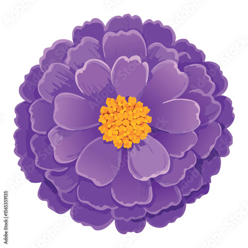 Soft Lavender Flower Head Isolated Design