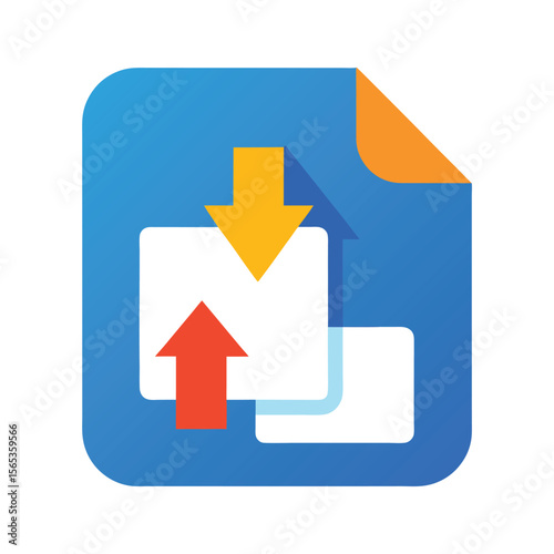 Drag and Drop Icon for File Uploads and Sorting