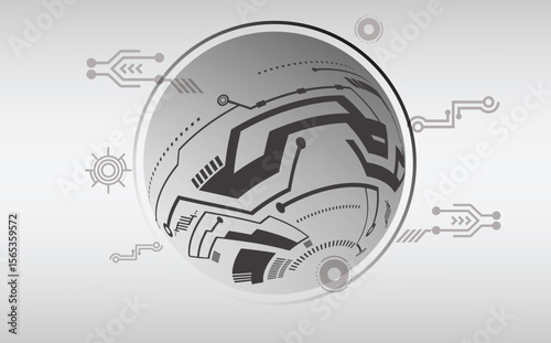 Futuristic global network background with glowing earth sphere, abstract digital communication lines, internet connectivity, and cyberspace technology concept for world map, innovation,vector design.