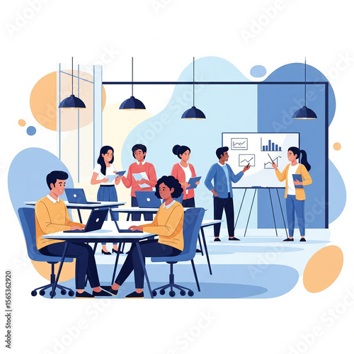 business meeting in a cafe