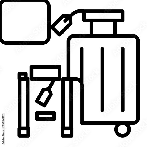 Luggage Tag Icon