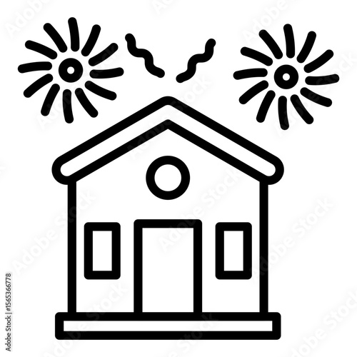 Home Fireworks Icon