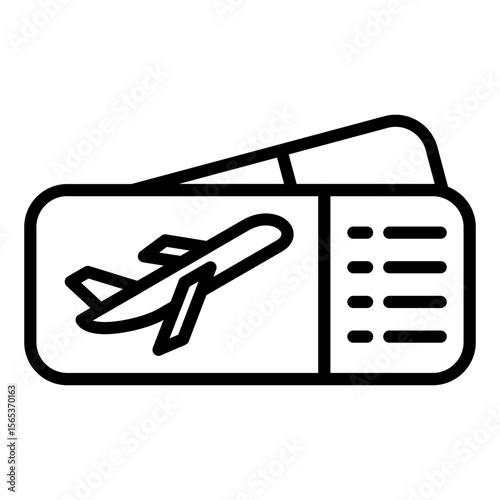 Flight Ticket Icon