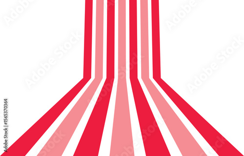 Abstract background of rainbow groovy Wavy Line design in Hippie Retro style. Vector pattern ready to use for cloth, textile, wrap and other. 