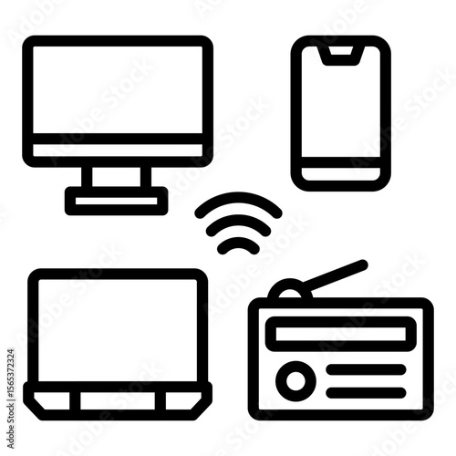 Mass Media Icon
