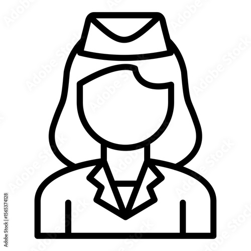 Air Hostess Icon
