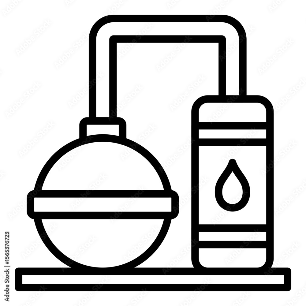 Obraz premium Gas Storage Icon