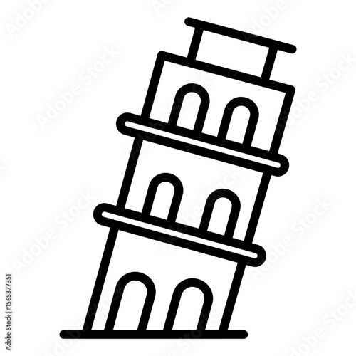 Pisa Tower Icon