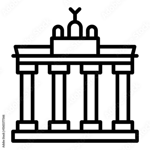 Brandenburg Gate Icon
