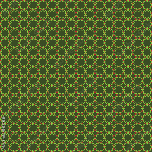 vector illustration of a seamless circular serrated pattern.
