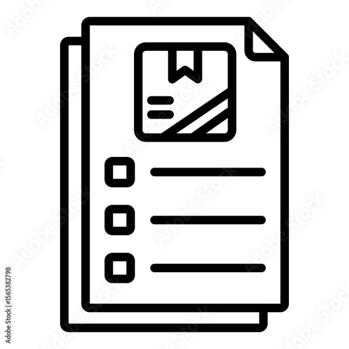 Delivery Note Icon