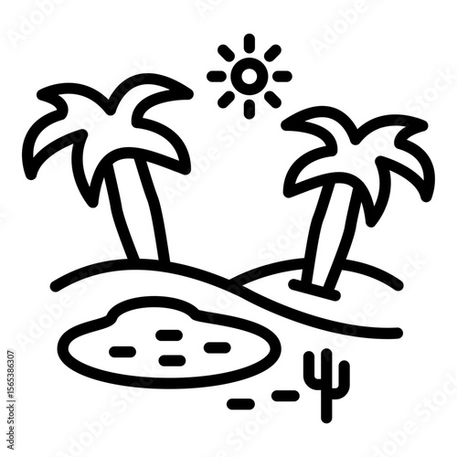 Desert Oasis Icon