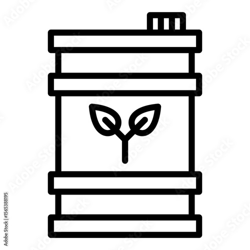 Biofuel Barrell Icon