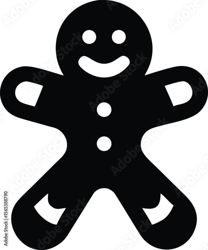 christmas gingerbread cookies icon