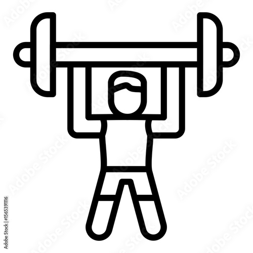 Weightlifter Icon
