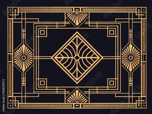 Seamless vector pattern design with antique geometric and Celtic ornament elements