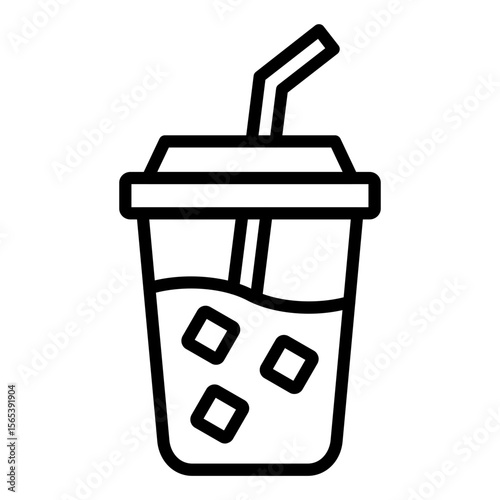 Cold Coffee Icon