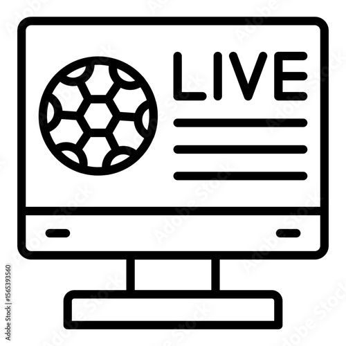 Live Streaming Icon
