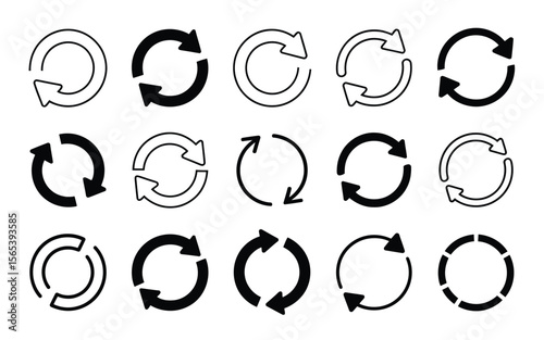 Modern Continuity, Refresh, and Cycle Icon Pack