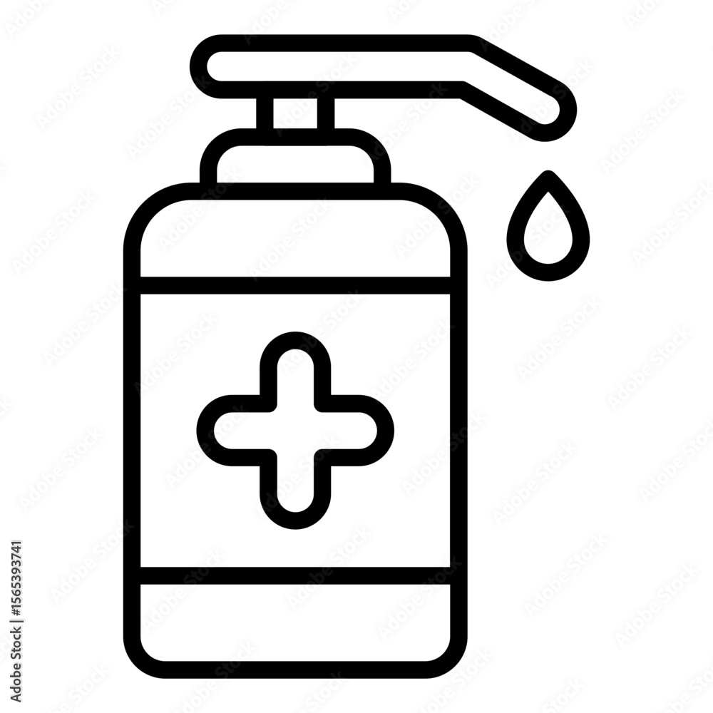 Obraz premium Antiseptic Icon